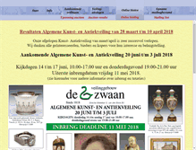 Tablet Screenshot of dezwaan.nl